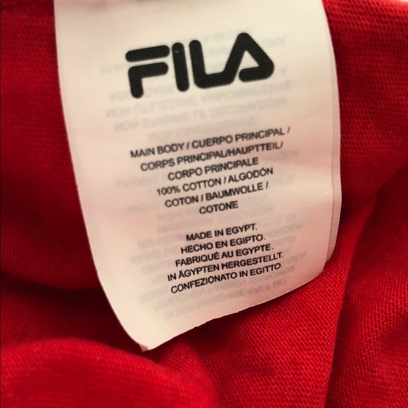 FILA women’s sport street top shirt small red - Picture 8 of 8